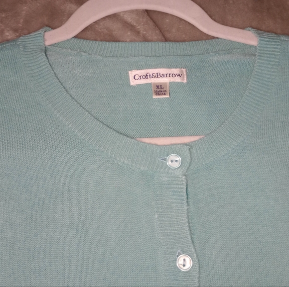 Croft&Barrow Women's Cardigan Sweater Size XL - Picture 7 of 8